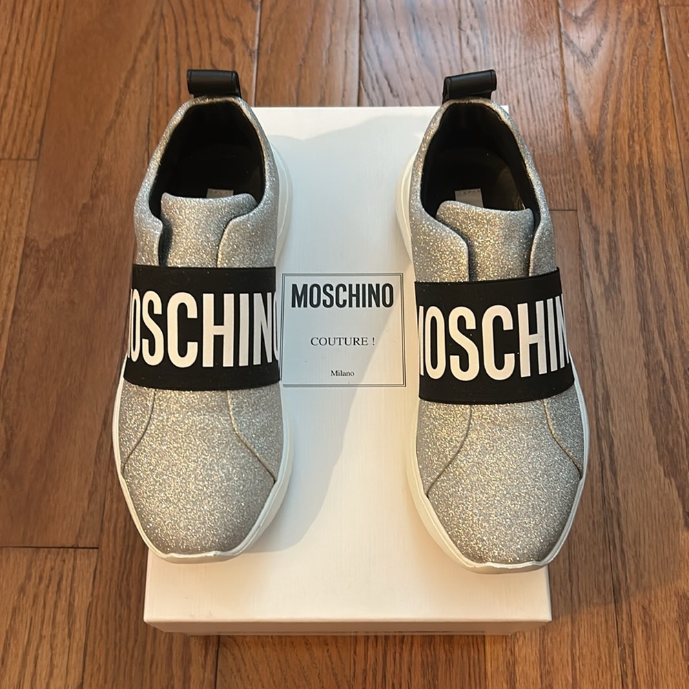 Moschino Glitter Sneakers